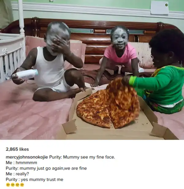 Adorable photos of Mercy Johnson